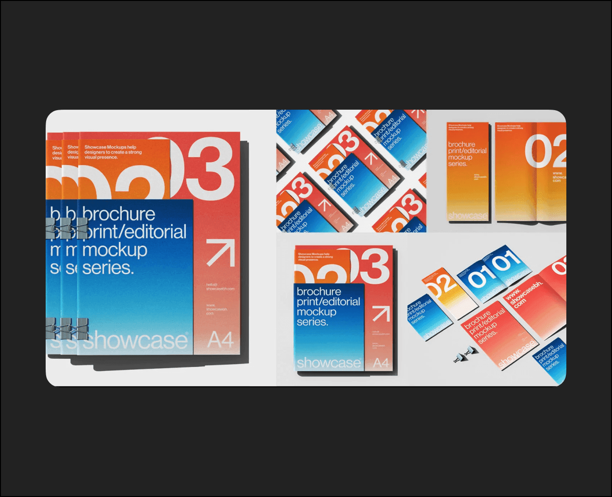 Binding Essentials_Brochure Mockup Series – Photoshop PSD Download | Madbax