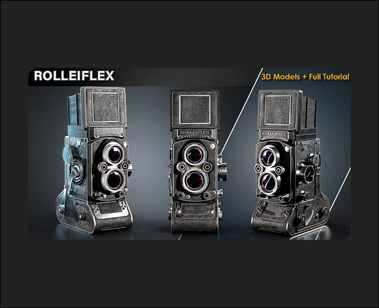 ROLLEIFLEX / 3D Model+Full Tutorial – Blender Download | Madbax