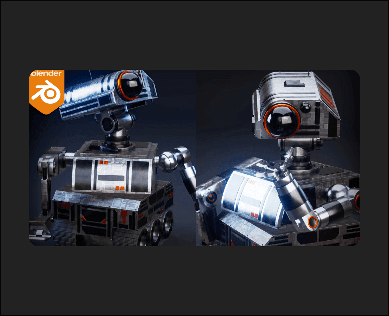 Sci-Fi Construction Robot (Blender Tutorial Series) – Blender Download | Madbax