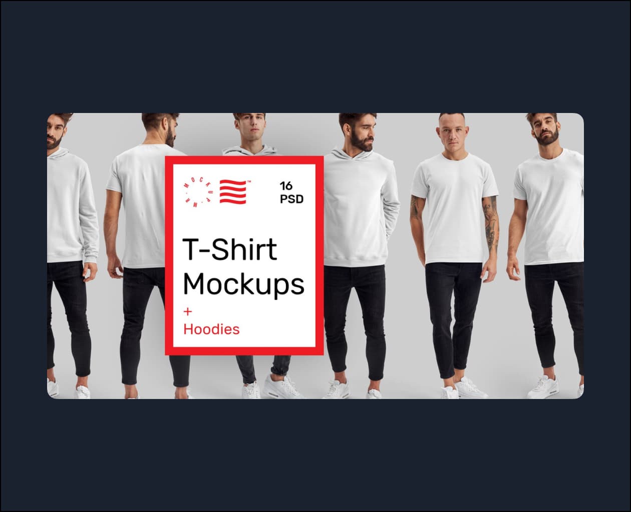 Studio T-Shirt Mockups – Photoshop PSD Download | Madbax