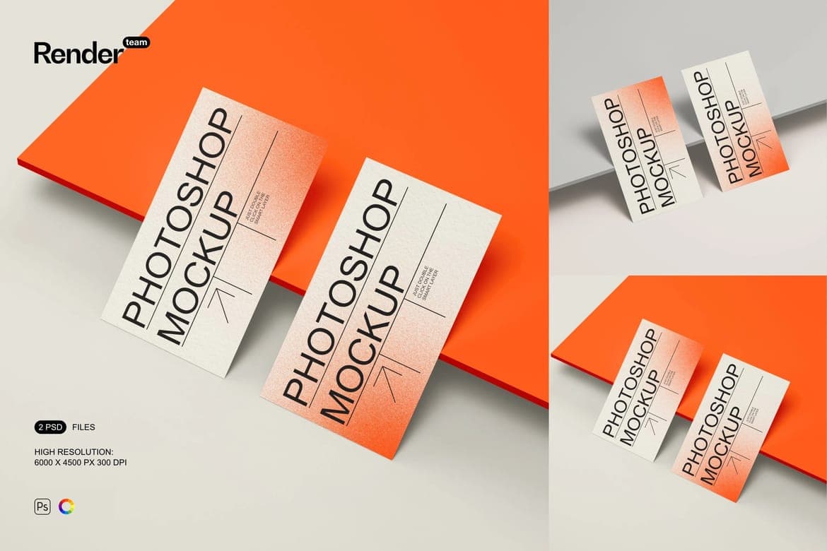 Business Card Mockup – Photoshop PSD Download | Madbax