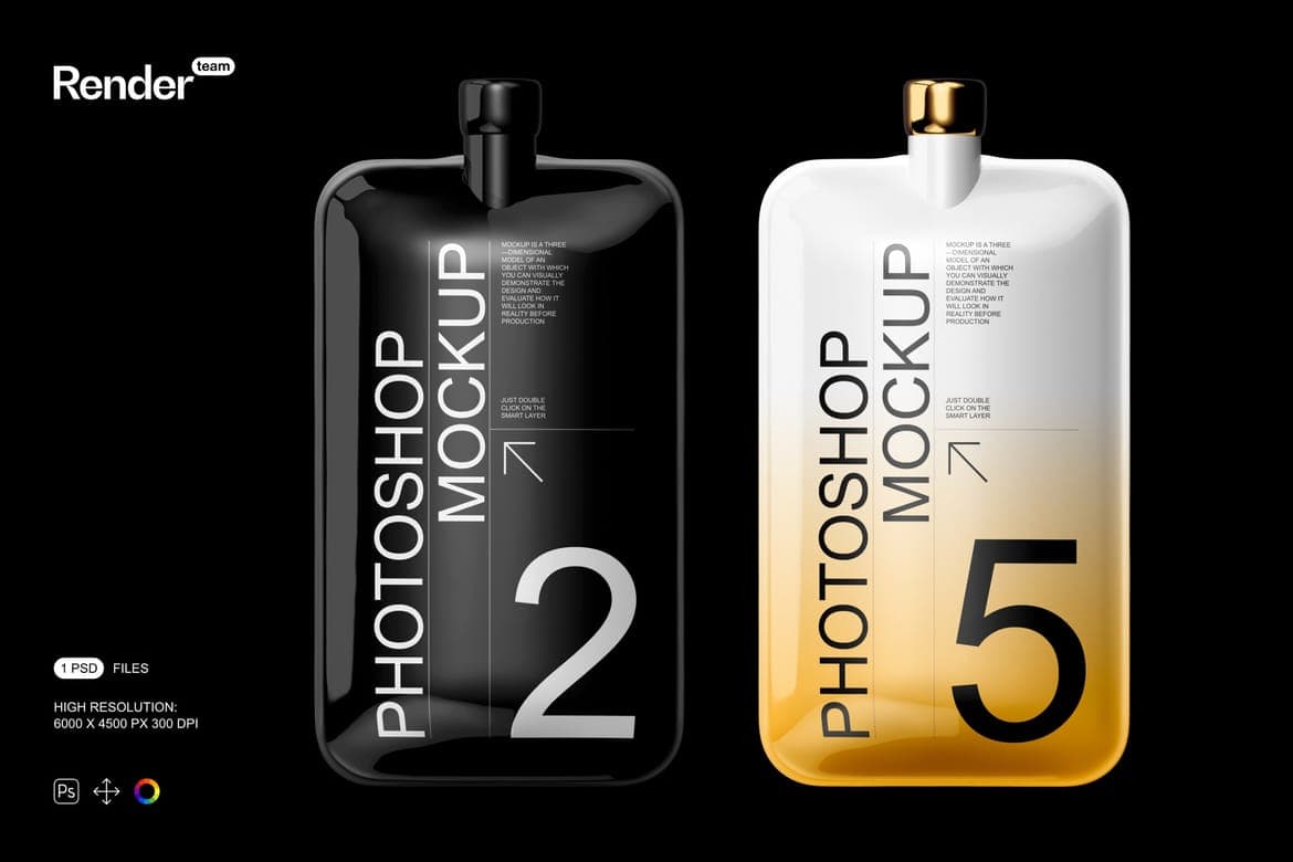 Tube Mockup – Photoshop PSD Download | Madbax