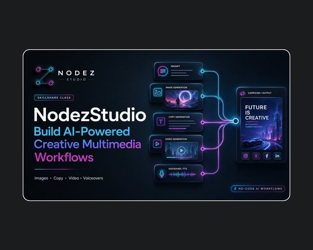 Nodezstudio Build Ai Powered Creative Multimedia Workflows – AI Tools Download | Madbax