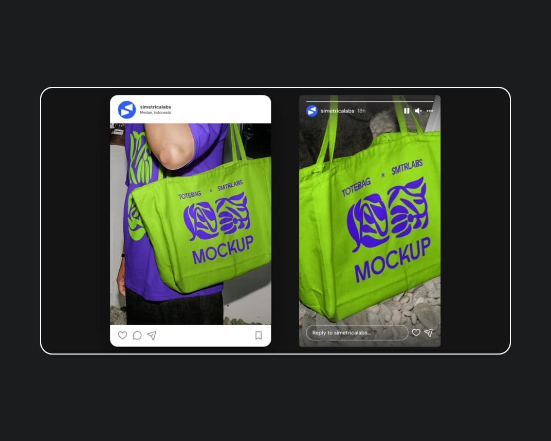Tote Bag Mockup 12 – Photoshop PSD Download | Madbax