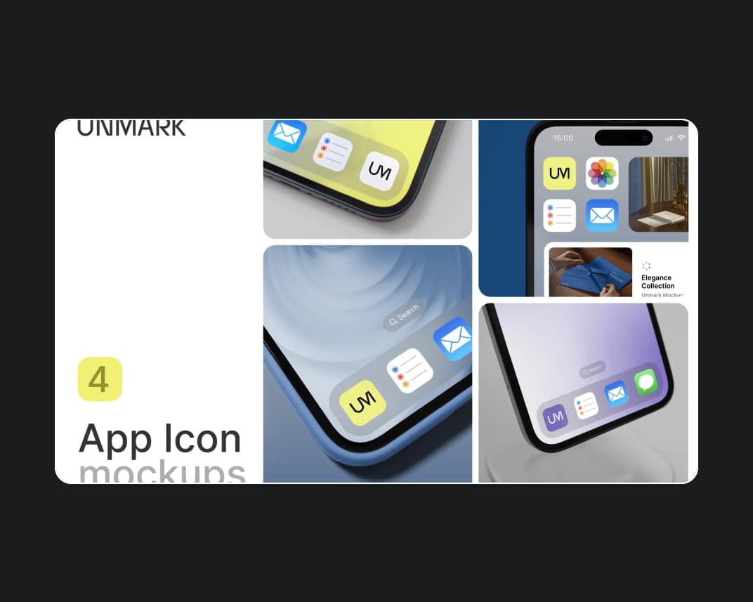Ios App Icon Mockups – Photoshop PSD Download | Madbax