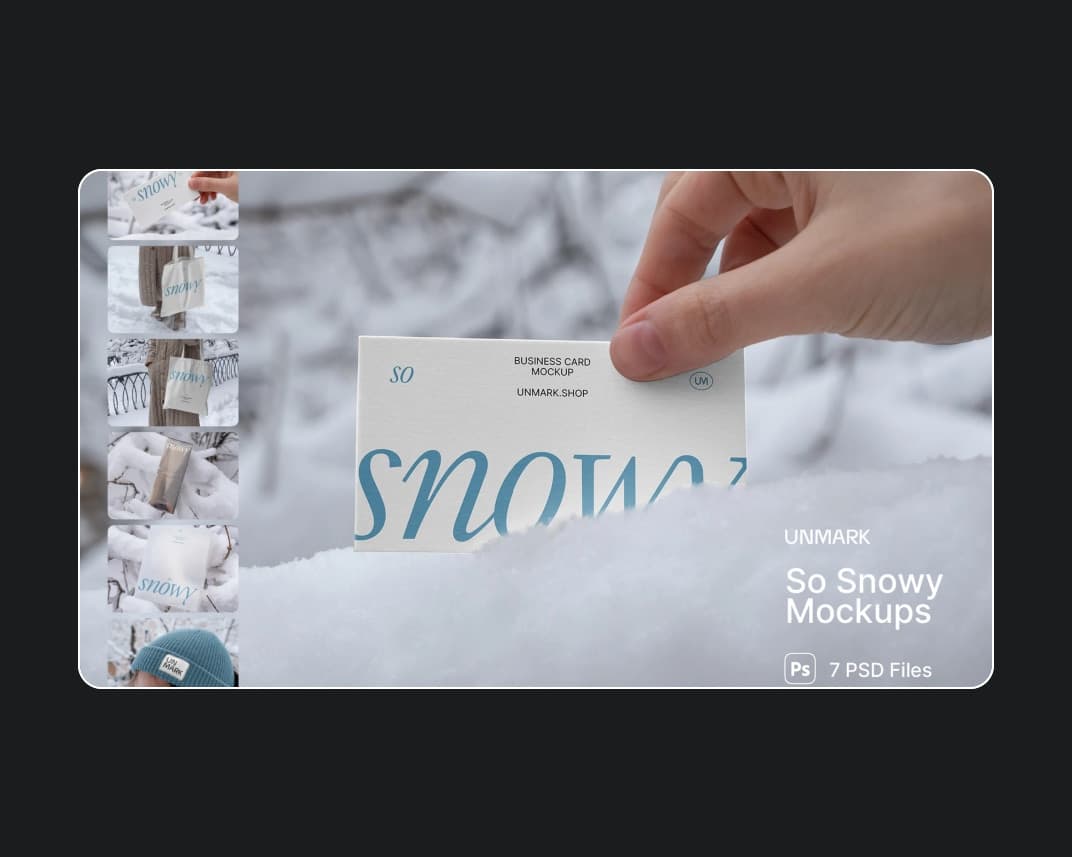 So Snowy Collection – Photoshop PSD Download | Madbax