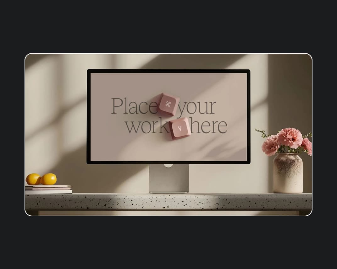 Mac Studio Displays Desk – Photoshop PSD Download | Madbax