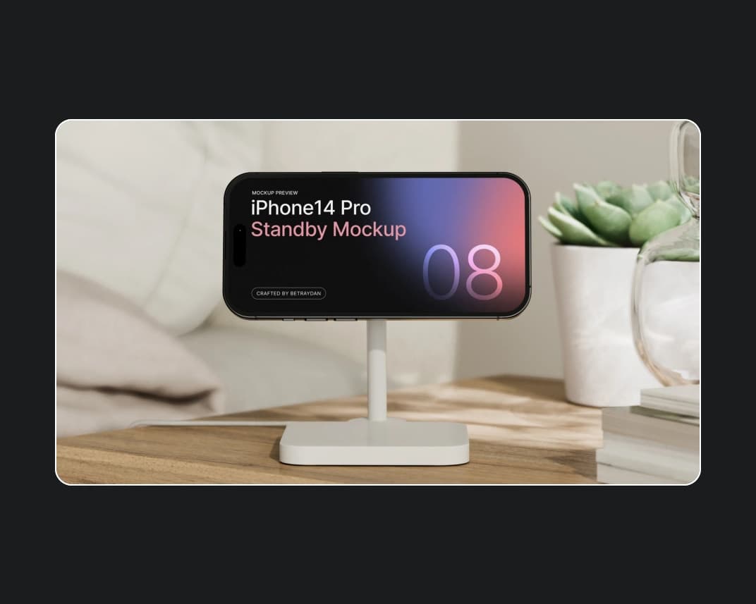 Apple Standby Mockup 08 – Photoshop PSD Download | Madbax