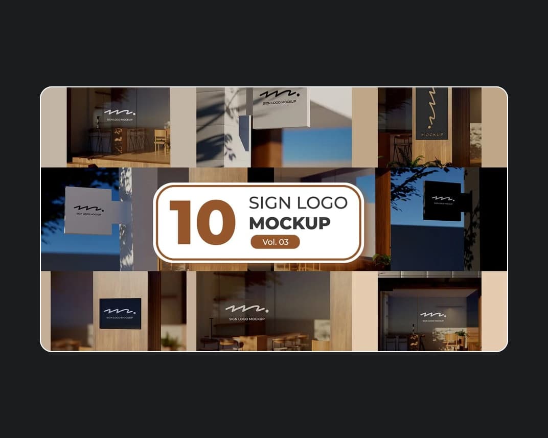Sign Storefront Logo Mockup 1 – Photoshop PSD Download | Madbax