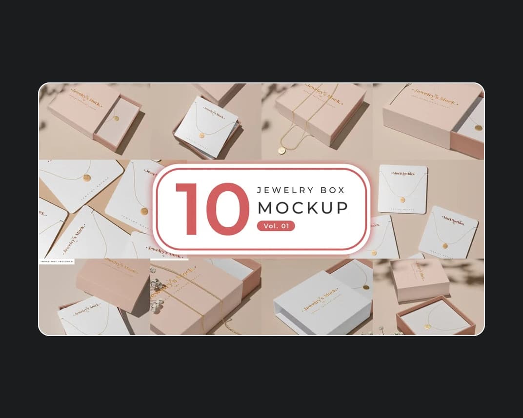 Jewelry Box Mockup 4 – Photoshop PSD Download | Madbax