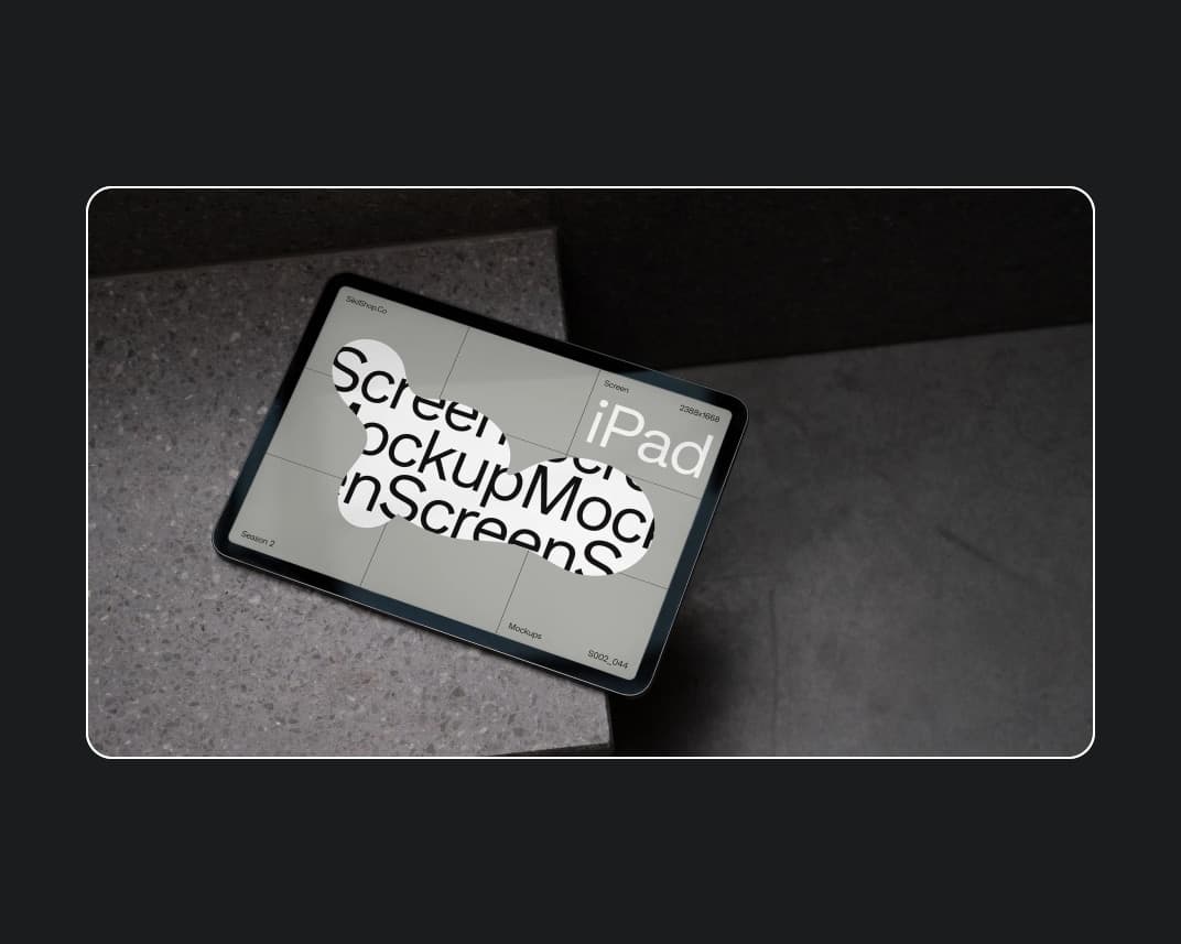 Concrete Minimal Ipad Mockup 2_044 – Photoshop PSD Download | Madbax