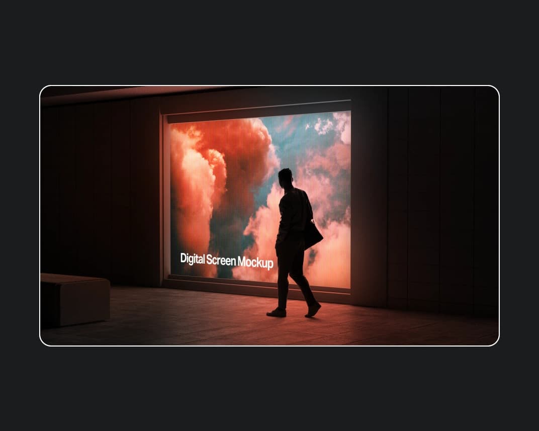 Digital Screen Mockup 1 – Photoshop PSD Download | Madbax