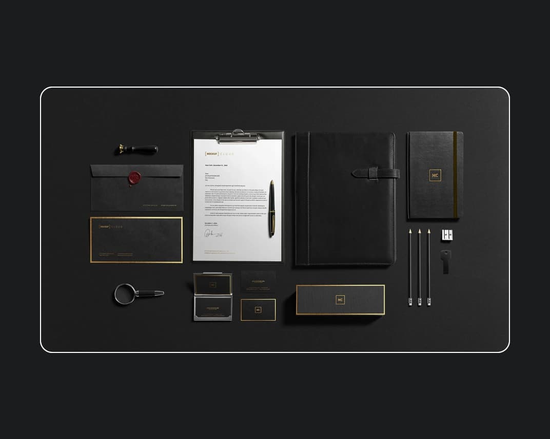 Premium Stationery Branding Mockup – Photoshop PSD Download | Madbax