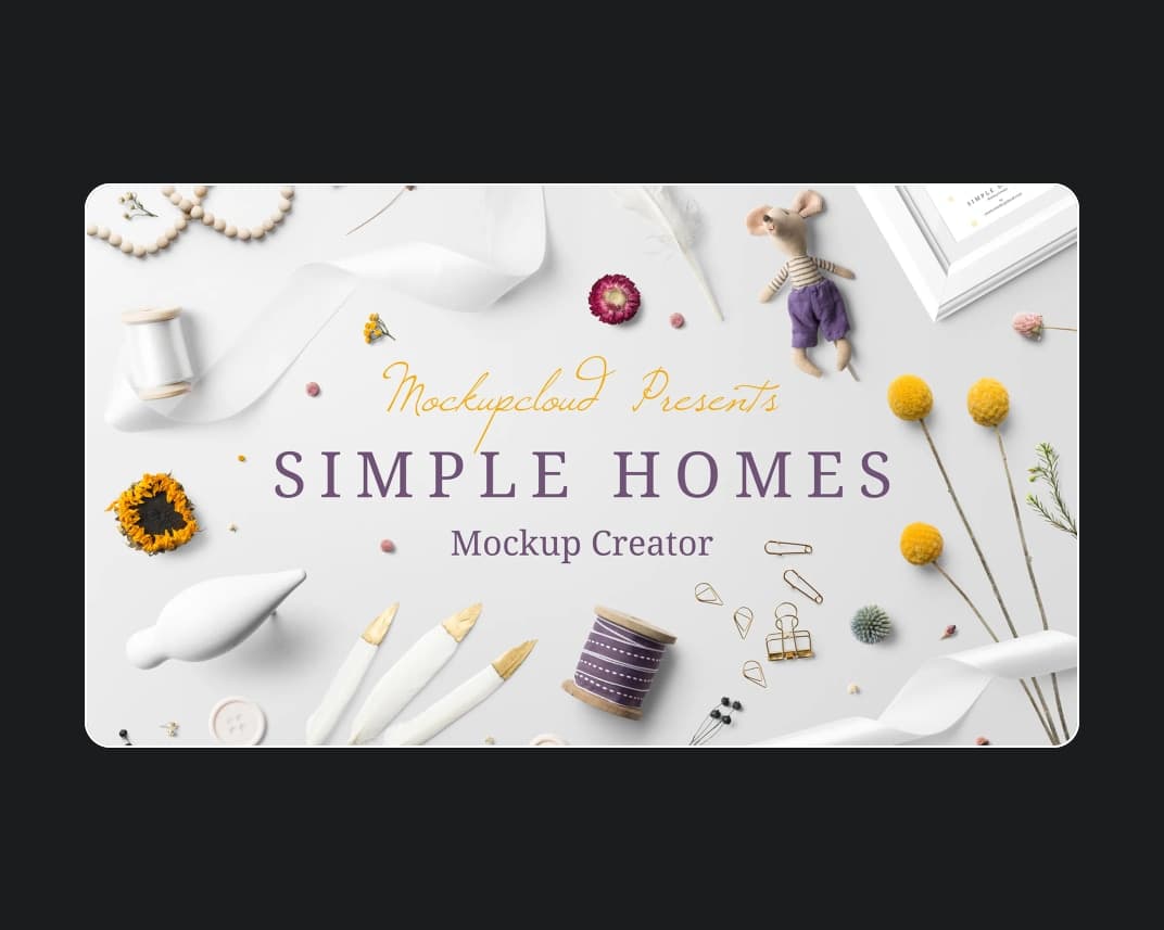 Simple Homes Mockup Creator – Photoshop PSD Download | Madbax