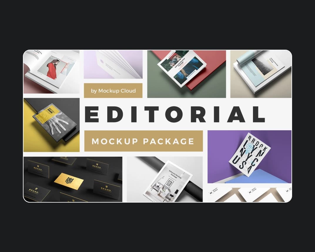 Editorial Mockup Package – Photoshop PSD Download | Madbax