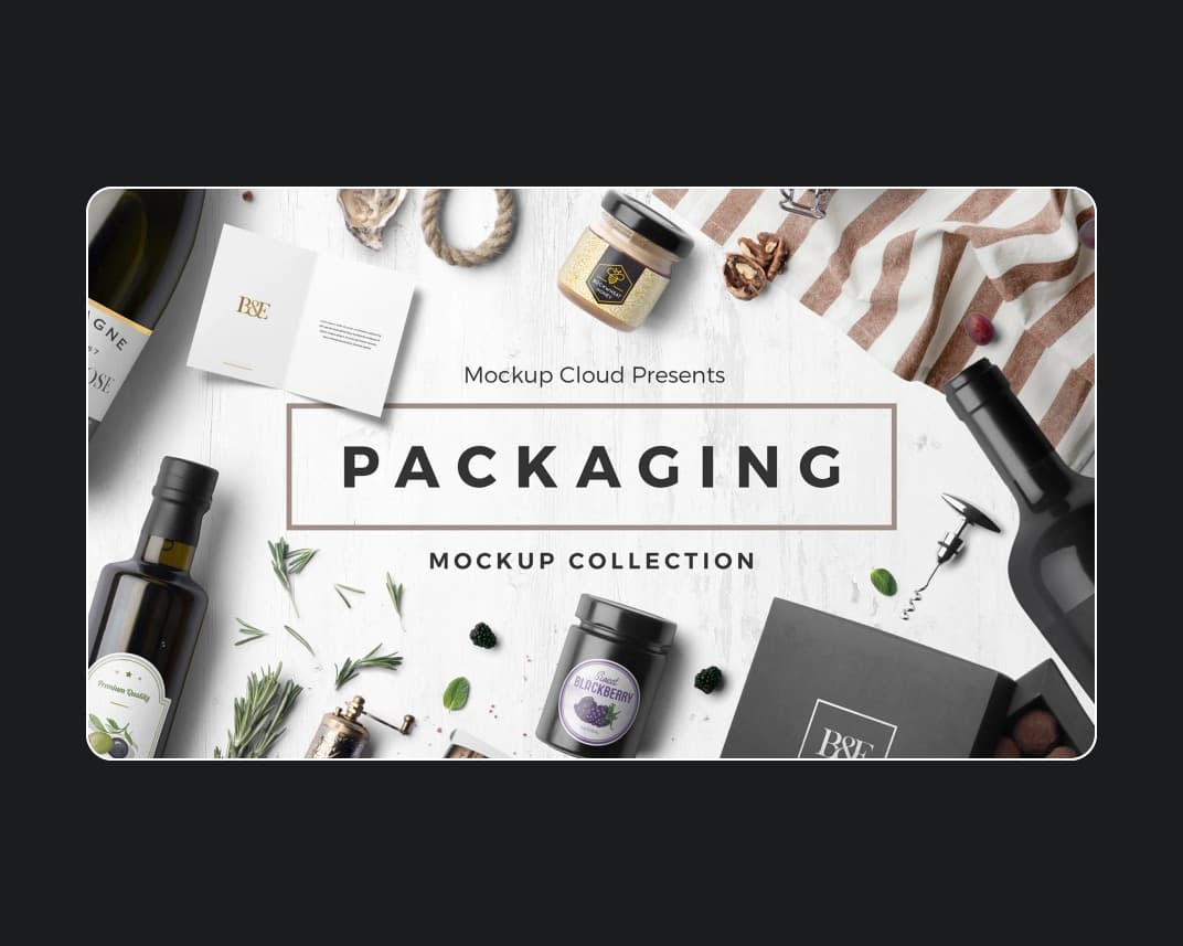 Packaging Mockup Collection – Photoshop PSD Download | Madbax