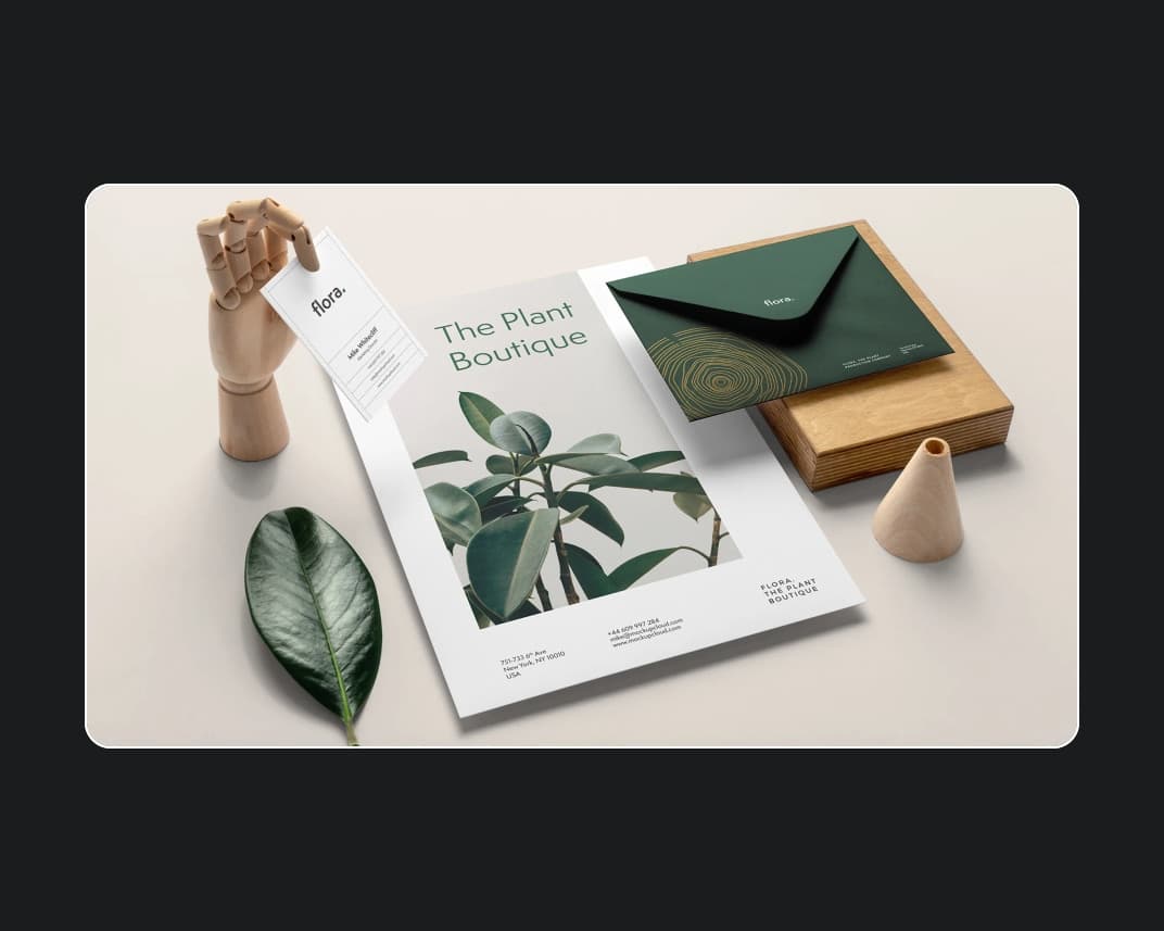 Flora Branding Mockup – Photoshop PSD Download | Madbax