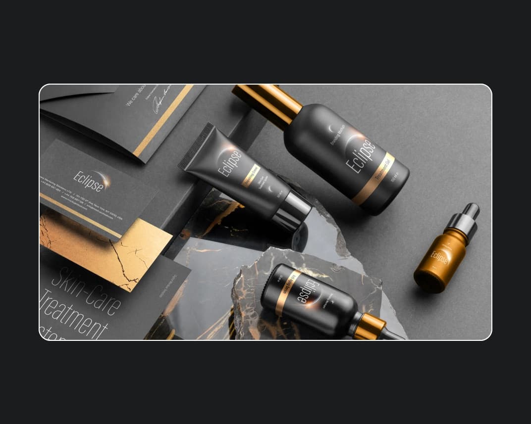 Eclipse Cosmetics Branding Mockups – Photoshop PSD Download | Madbax