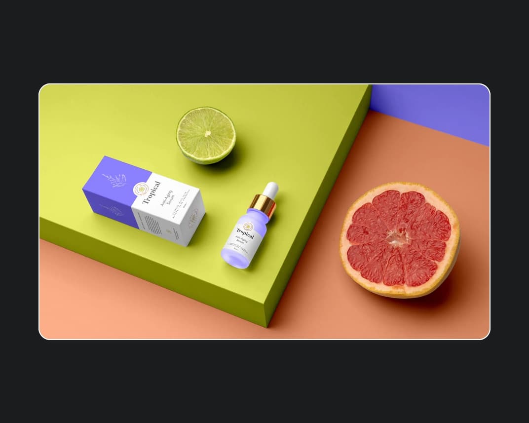 Tropical Cosmetics Branding Mockups – Photoshop PSD Download | Madbax