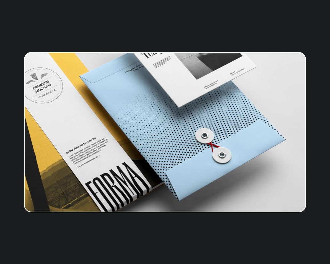 Forma Branding Mockup – Photoshop PSD Download | Madbax