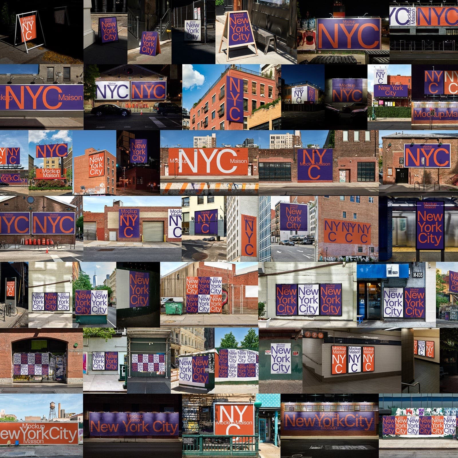 New York City 2 Collection – 50 Mockups – Photoshop PSD Download | Madbax