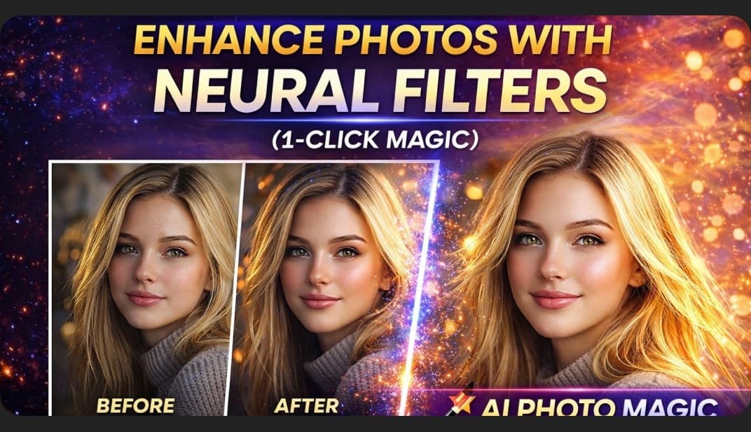 Enhance Photos with Adobe Photoshop Neural Filters AI: 1-Click Magic – Photoshop Download | Madbax
