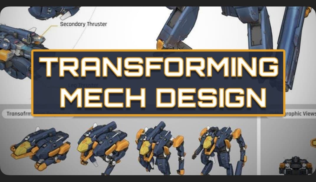 Transforming Mech Design in Photoshop and Blender – Blender Download | Madbax