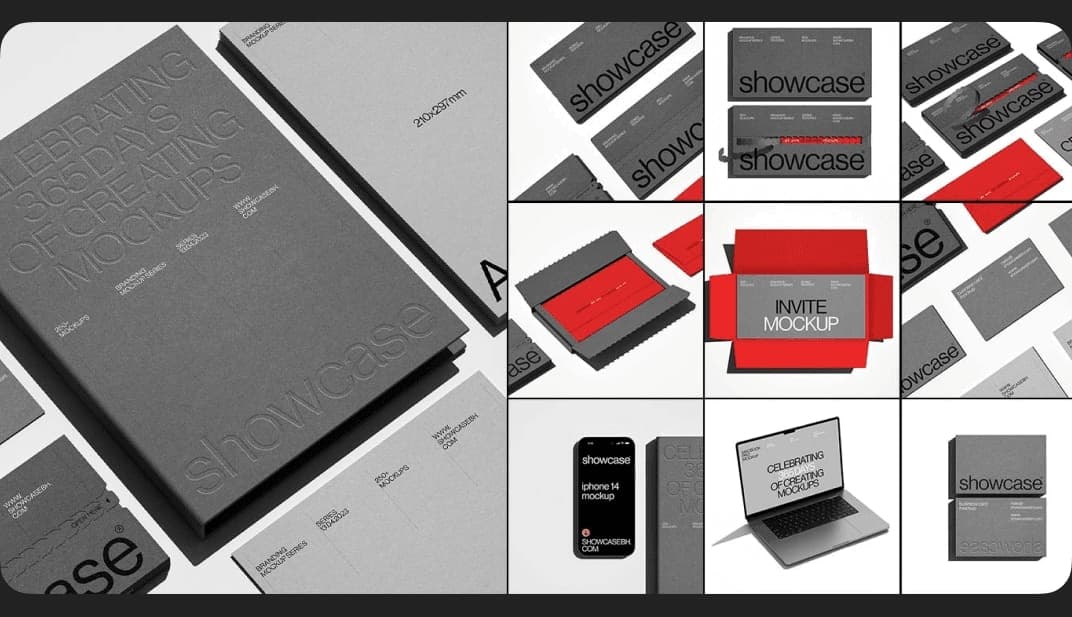 365G Branding Mockup Bundle By showcase – Photoshop PSD Download | Madbax