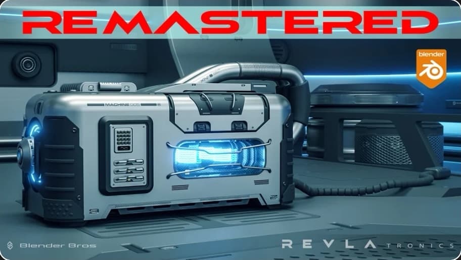 SciFi Crate Design in Blender – REMASTERED – Blender Download | Madbax