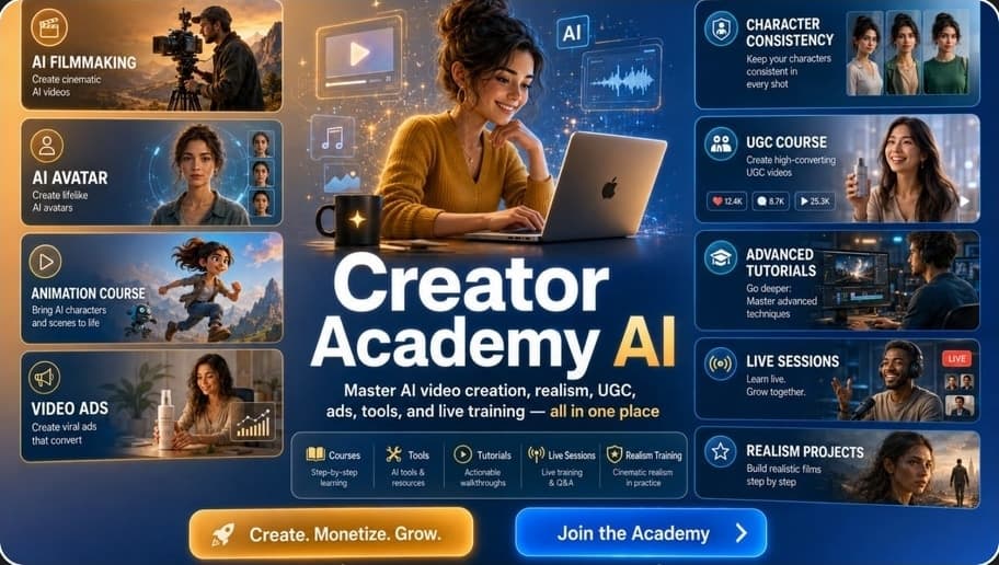 Creator Academy AI – AI Tools Download | Madbax