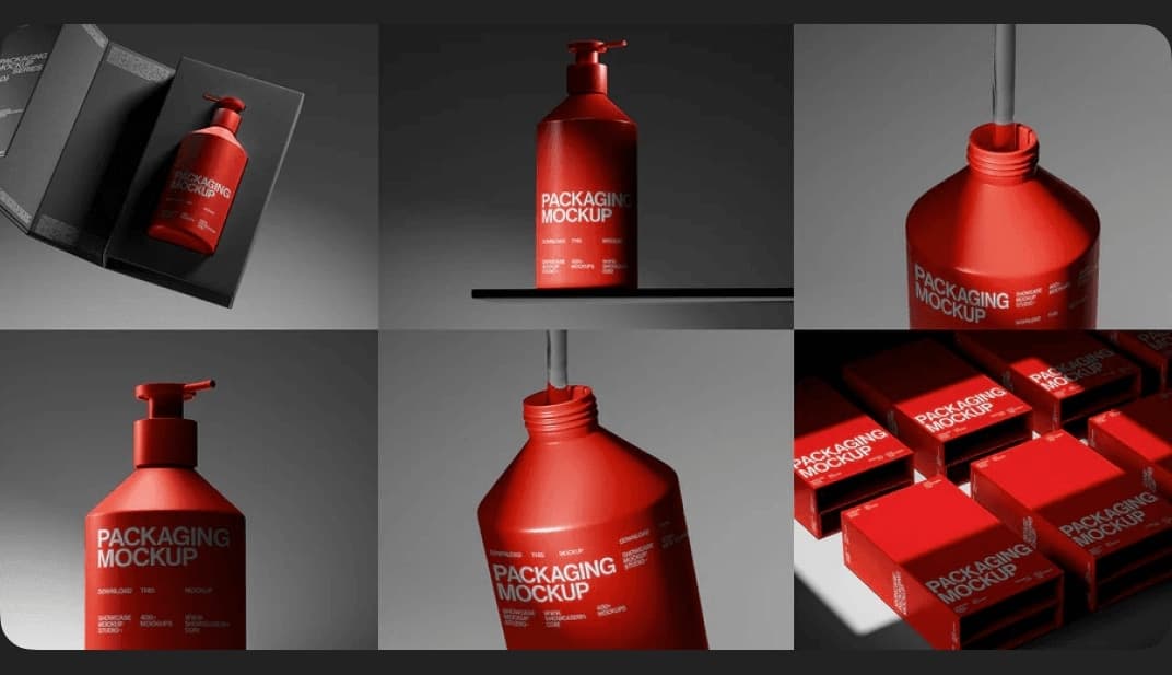 SC3_Soap Bottle Mockup Bundle – Photoshop PSD Download | Madbax