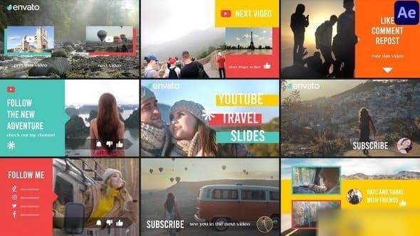 Social Media Travel Scenes for After Effects – After Effects Download | Madbax