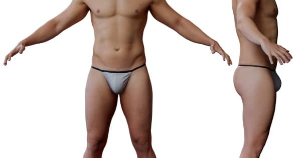 Animation Ready Body Scan / Male 04 – Blender Download | Madbax