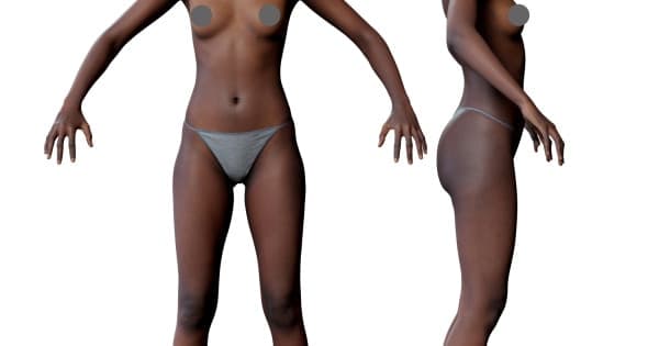 Animation Ready Body Scan / Female 03 – Blender Download | Madbax