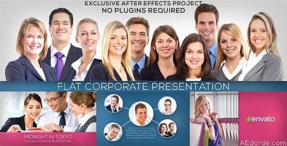 Flat Corporate Presentation – AE / Premiere Download | Madbax