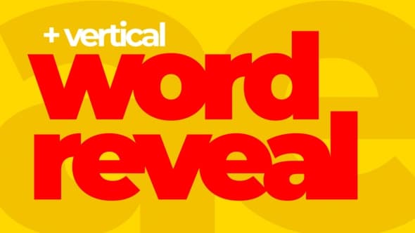Word Reveal – AE / Premiere Download | Madbax