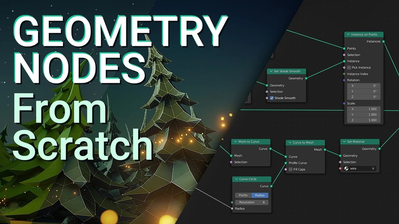 BlenderStudio – Geometry Nodes from Scratch – Blender Download | Madbax