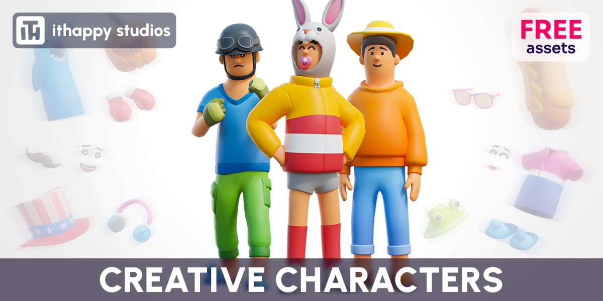 Creative Characters – Blender Download | Madbax