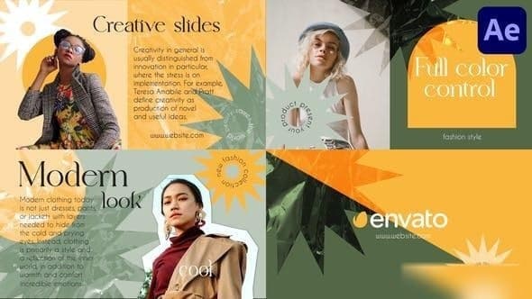 Colorful Texture Slides for After Effects – After Effects Download | Madbax