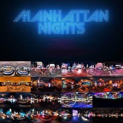 Manhattan Nightlights Illumination Vol.1 HDRI Bundle – Blender Download | Madbax