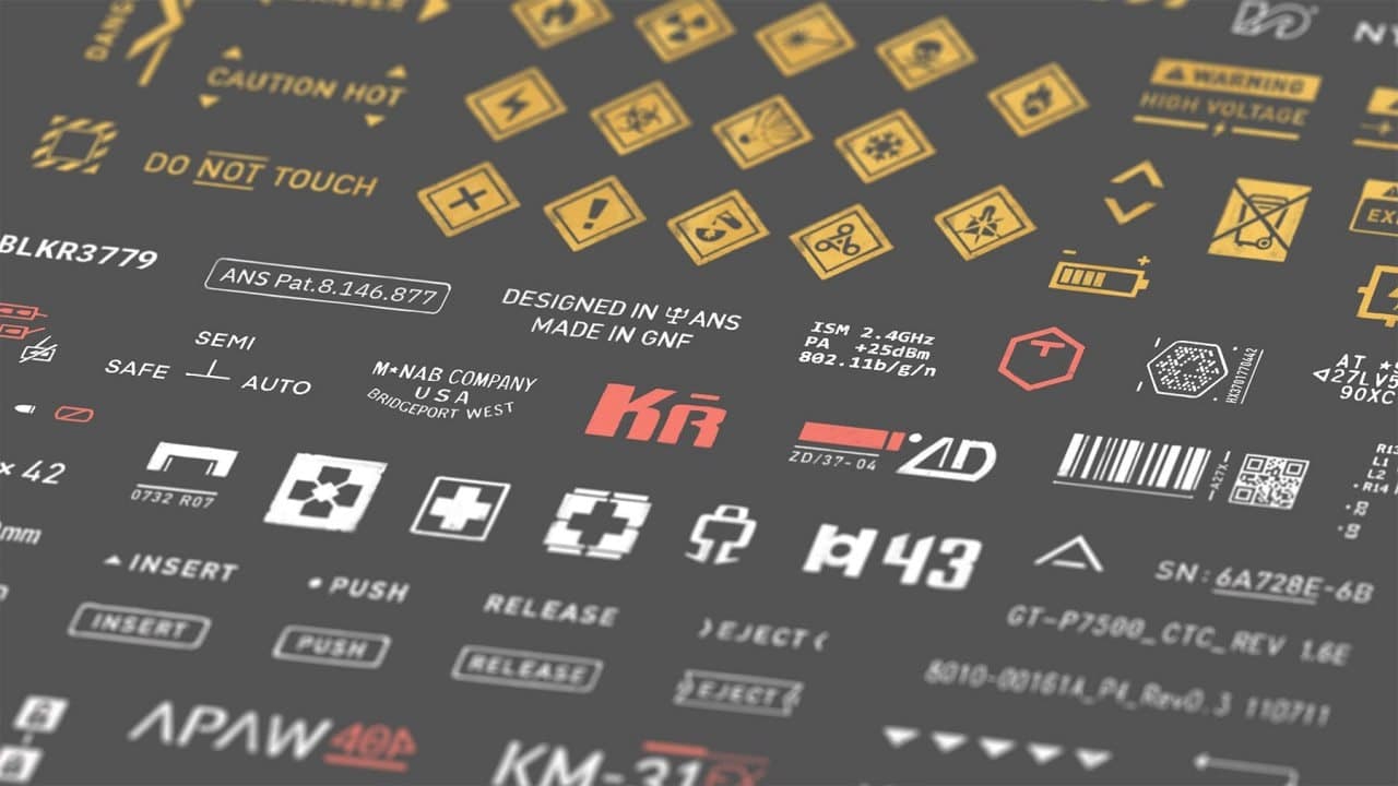 Hand-Drawn Decals vol. 1-3 – Blender Download | Madbax