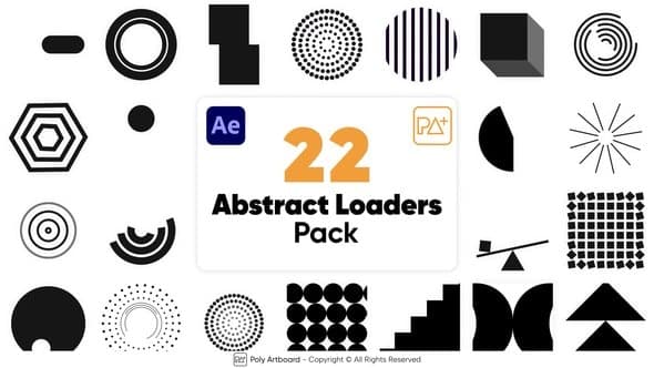 Abstract Loaders Pack For After Effects – After Effects Download | Madbax