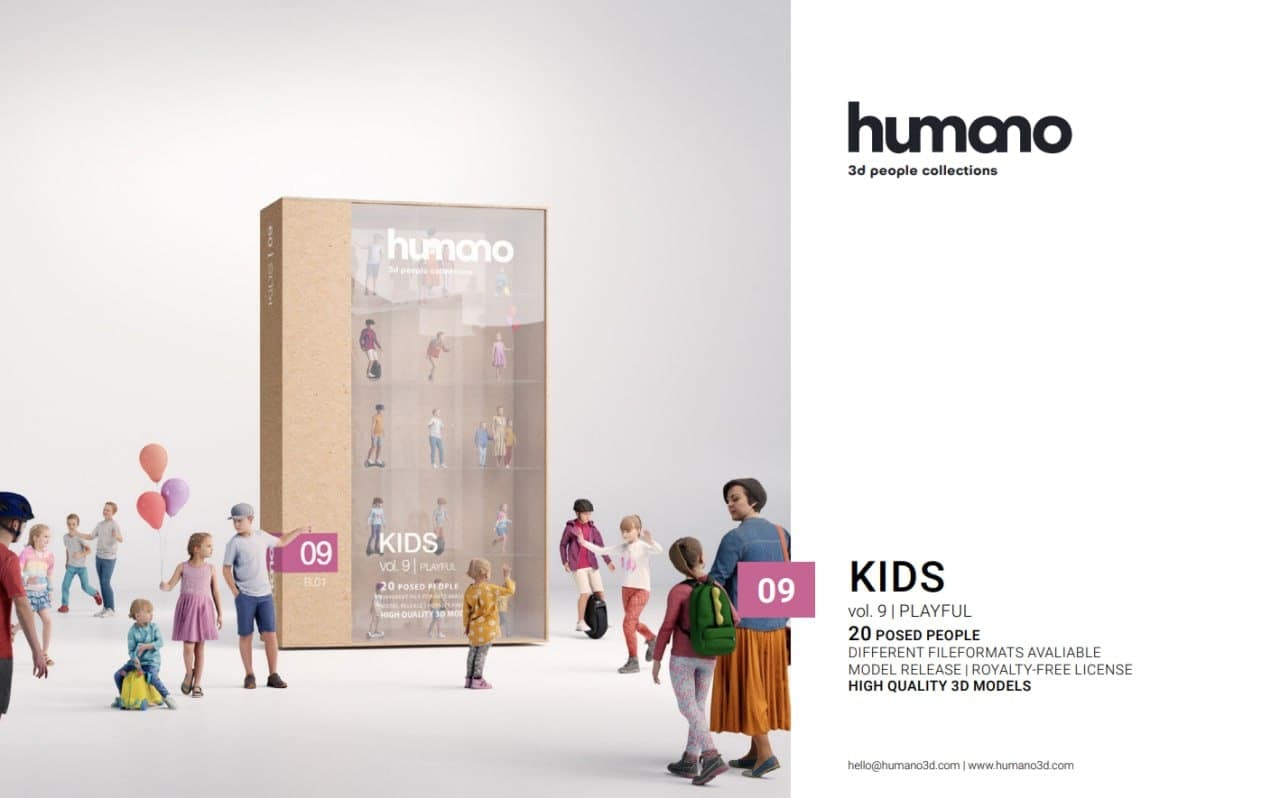 Humano – Vol.9 Kids – Blender Download | Madbax
