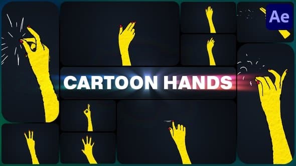 Cartoon Hands for After Effects – After Effects Download | Madbax
