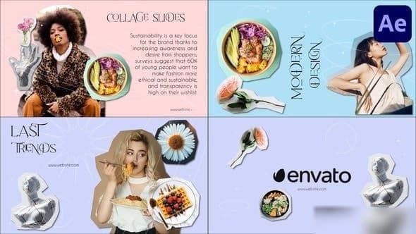 Collage Slideshow for After Effects – After Effects Download | Madbax