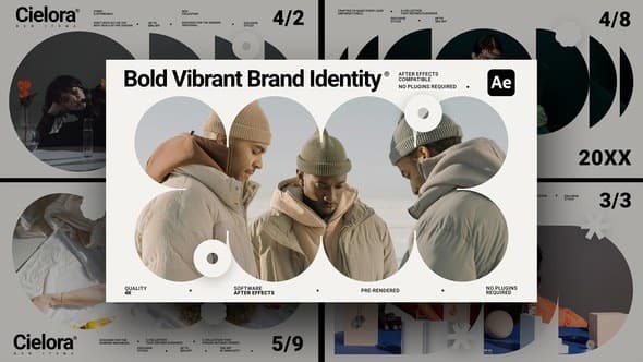 Bold Vibrant Brand Identity for After Effects – After Effects Download | Madbax