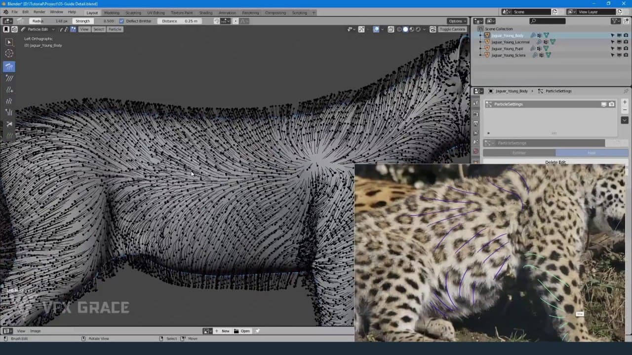 Blender Tutorial | Jaguar Grooming Workflow – Blender Download | Madbax