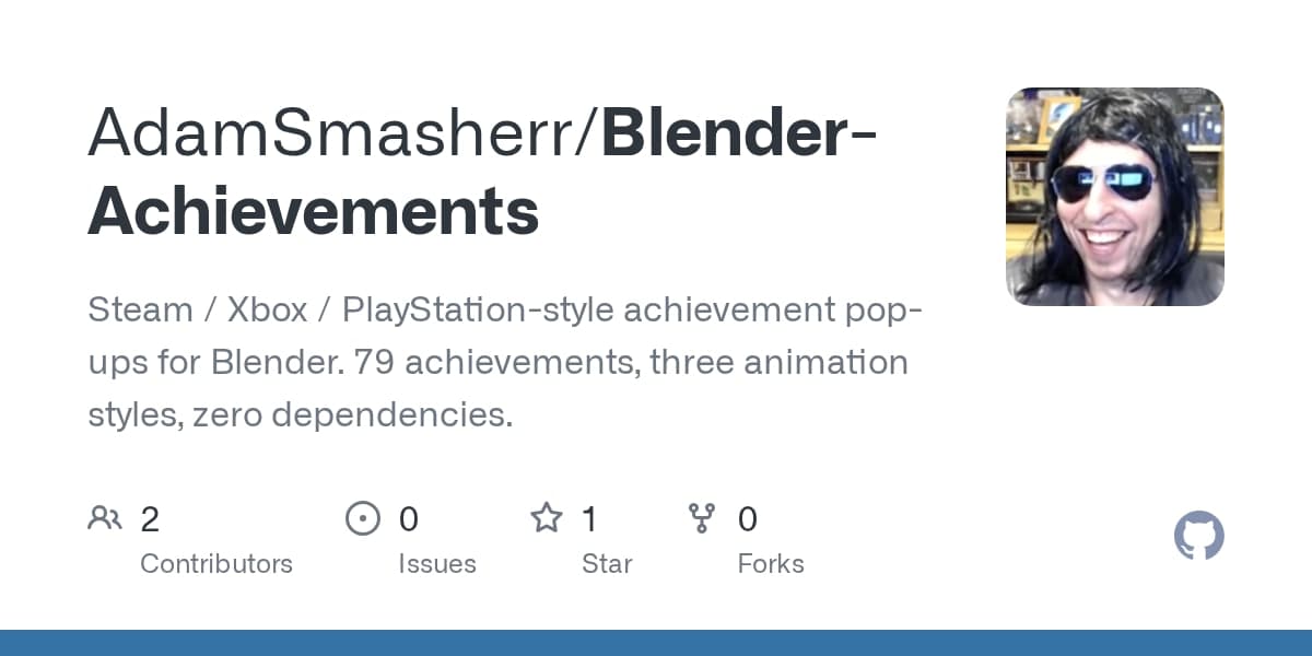 Achievements v1.1.0 – Blender Download | Madbax