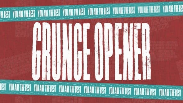 GRUNGE OPENER – AE / Premiere Download | Madbax