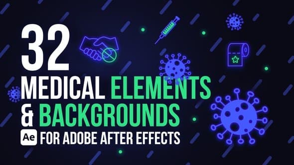 Medical Elements & Backgrounds Ae – After Effects Download | Madbax